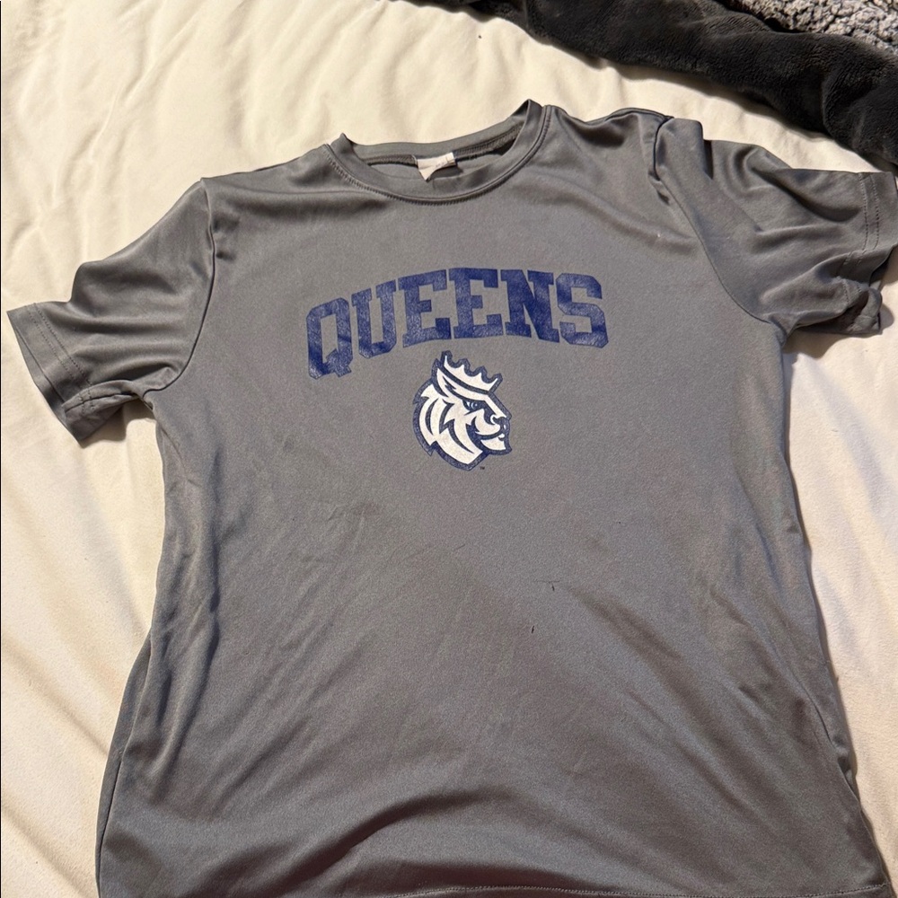 Gray QUEENS Graphic Men's T-Shirt